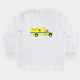 Hallandale-Beach Fire Rescue Ambulance Kids Long Sleeve T-Shirt